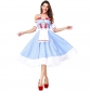 2019 new Wizard of Oz, Dorothy Dorothy COS clothing Halloween stage dress French manor maid skirt