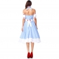 2019 new Wizard of Oz, Dorothy Dorothy COS clothing Halloween stage dress French manor maid skirt