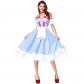 2019 new Wizard of Oz, Dorothy Dorothy COS clothing Halloween stage dress French manor maid skirt