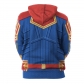 2019 explosion models Europe and the United States 3D printing cosplay Marvel surprise captain hooded fashion sweater