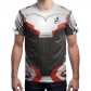 2019 Explosion Avengers 4 cosplay Quantum Battlesuit Concept 3D Digital Print Short Sleeve T-Shirt