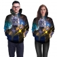 2019 explosion models Avengers 4 tyrants digital printing 3D hooded sweater