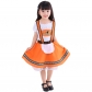 Children's Orange National Traditional Costumes Children's Day Stage Costumes German Beer Festival Costumes