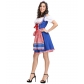New European and American game uniforms Oktoberfest clothing beer restaurant service student clothing maids two-color