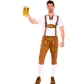 German Oktoberfest clothing Beer men's male waiter clothing