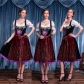 Bavarian beer clothing German Meni Dark Beer Festival clothing bar service students promote the stage costumes