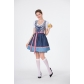 German Oktoberfest Bavarian traditional beer dress dress cotton embroidered maid costume maid costume