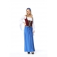 Bavarian national costume, German beer festival, long beer sister, maid costume