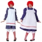 2019 New Halloween Circus Clown Costume Theme Clown Party Party Stage Costume