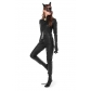 2019 new imitation leather PU Siamese cat costume costume role-playing tight-fitting cat women's anime costume