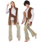 2019 Halloween Costume 70's Hippie Hippie Retro Costume Nightclub Bar Party Stage