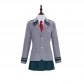 My hero college cosplay anime school uniform green valley for a long time Liri Yuchazi coke frozen uniform suit
