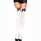 Velvet stockings ladies over the knee socks white sexy high tube bow sexy stockings wholesale