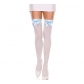 Velvet stockings ladies over the knee socks white sexy high tube bow sexy stockings wholesale