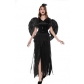 2019 New Dark Angel Black Angel Dress Halloween Party Masquerade Theme Party Costume