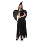 2019 New Dark Angel Black Angel Dress Halloween Party Masquerade Theme Party Costume