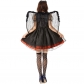 Halloween Fallen Black Angel Cosplay Costume Winged Skirt Demon Cosplay Evil Devil