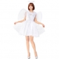 Halloween Fallen Black Angel Cosplay Costume Winged Skirt Demon Cosplay Evil Devil
