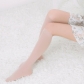 Velvet tube stockings ladies students spring and summer black and white solid color Japanese system socks calf socks