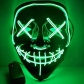 Halloween EL glow mask Black light cold mask KTV dance party led mask