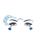 Multi-style face stage art makeup rhinestone stickers spot direct eye tattoo stick drill