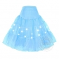 Super size explosion models luminous pettiskirt sexy mesh long skirt LED lights multicolor stage skirt party skirt