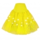 Super size explosion models luminous pettiskirt sexy mesh long skirt LED lights multicolor stage skirt party skirt