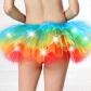 Explosion style luminous mesh tutu skirt stage LED light show TUTU skirt