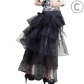 Explosive mesh gauze skirt long skirt large swing long sexy pettiskirt