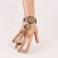 Hot Gothic lace retro high-end bracelet with ring gear clock series big hand jewelry