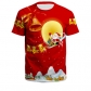 Europe and the United States 2019 new spot Christmas youth short-sleeved T-shirt
