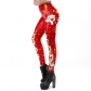 Christmas costume 2019 new holiday women's digital printing leggings European and American Christmas trousers women