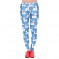 Christmas costume 2019 new holiday women's digital printing leggings European and American Christmas trousers women