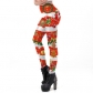 Christmas costume 2019 new holiday women's digital printing leggings European and American Christmas trousers women