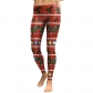 Christmas costume 2019 new holiday women's digital printing leggings European and American Christmas trousers women