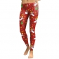 Christmas costume 2019 new holiday women's digital printing leggings European and American Christmas trousers women