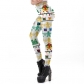 Christmas costume 2019 new holiday women's digital printing leggings European and American Christmas trousers women