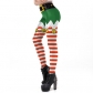 Christmas costume 2019 new holiday women's digital printing leggings European and American Christmas trousers women