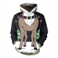 European station 2019 explosion models Christmas day clothing adult loose wild hooded design sweater