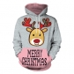 European station 2019 explosion models Christmas day clothing adult loose wild hooded design sweater