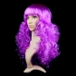 Halloween Christmas Masquerade Dress Up Catwalk Color Big Wave Wig Set