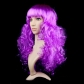 Halloween Christmas Masquerade Dress Up Catwalk Color Big Wave Wig Set