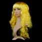 Halloween Christmas Masquerade Dress Up Catwalk Color Big Wave Wig Set