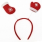 Explosion models Christmas headband daily necessities decorative plush headband hair clips foreign trade hair accessories gift supplies