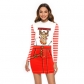 Hot explosions Christmas festival cartoon digital printing comfortable slim long-sleeved tight dress female