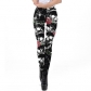 Halloween New Fashion Print Elastic Skinny Pants Pumpkin Head Truss Digital Print Feet Leggings