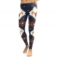 2019 new Christmas elk digital printing leggings female European and American fashion pencil feet pants