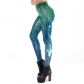 2019 new 3D mermaid feet pants Europe and the United States printed stretch ladies leggings