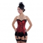 Corset new red European and American style sexy court corset corset