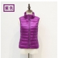 2019 autumn and winter down vest ladies stand collar casual light short vest vest liner down jacket coat female